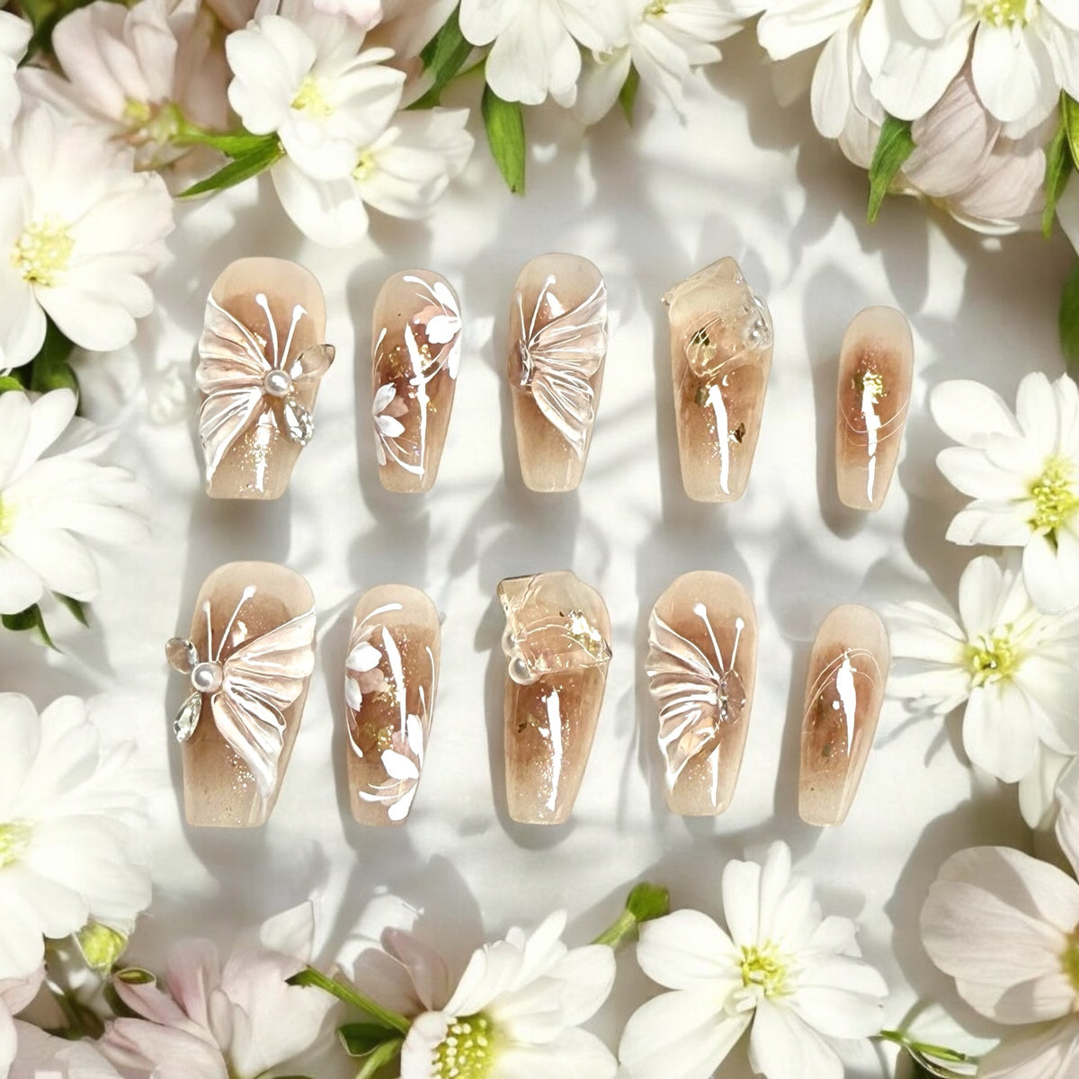 Butterfly Bliss (mid/long coffin)