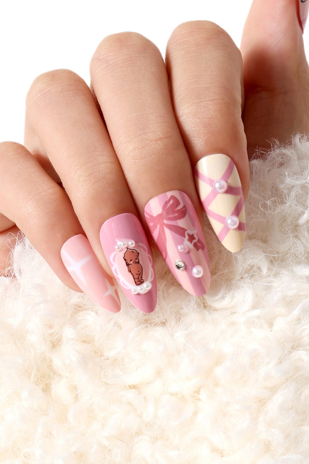 Bows of Kewpie - Press-On Nails